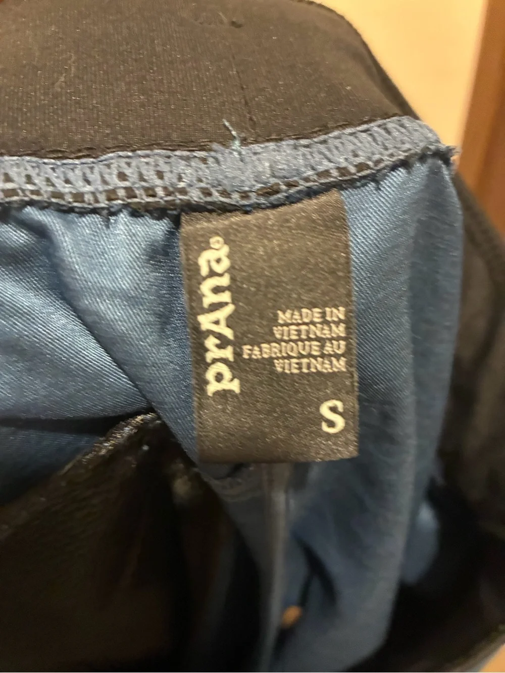 Prana Blue Men's Athletic Shorts with Black Waistband